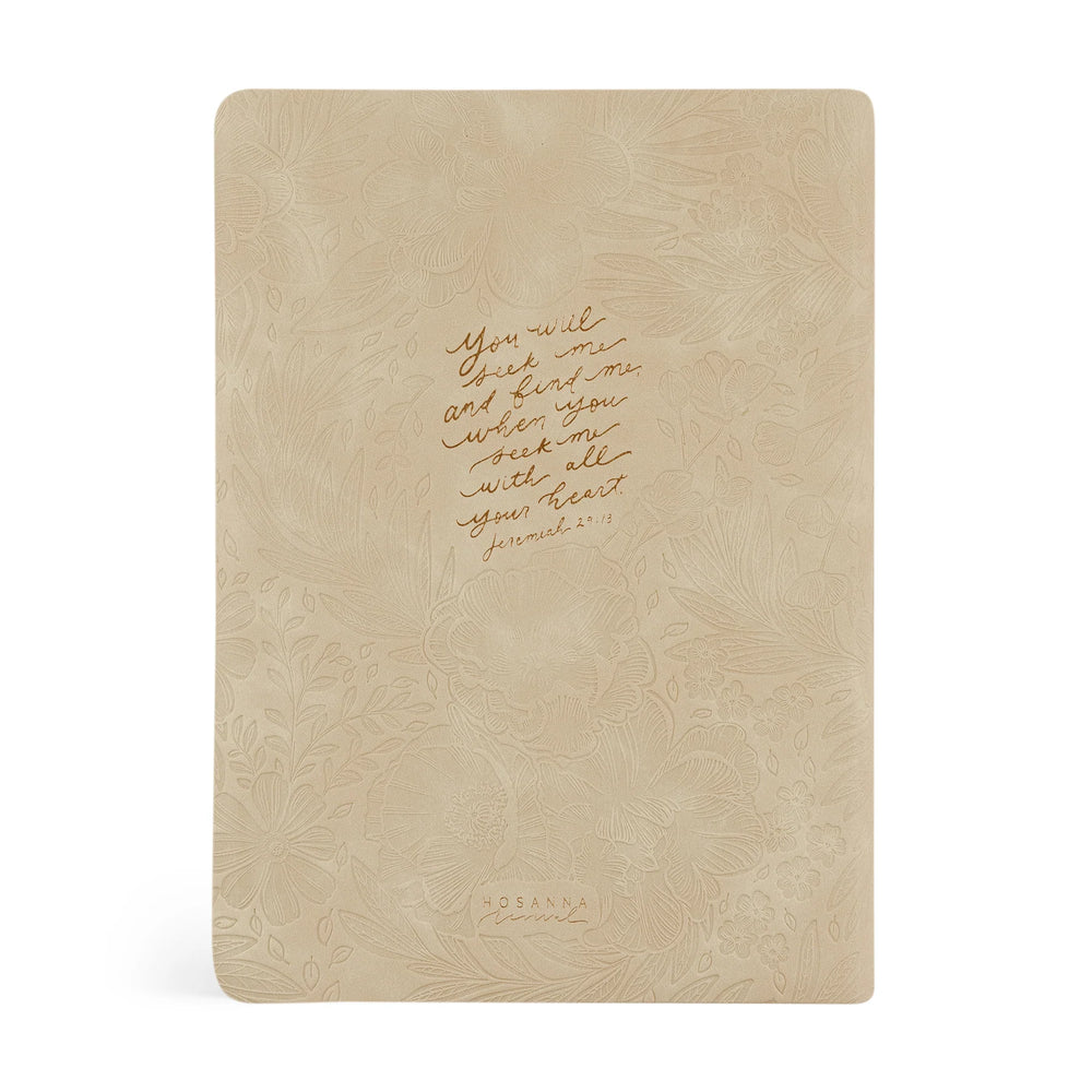 Hosanna Revival ESV Study Bible: Sonora Theme | Beautiful Bible | Tan Floral Bible