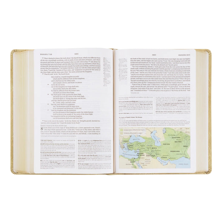 Hosanna Revival ESV Study Bible: Sonora Theme | Beautiful Bible | Tan Floral Bible